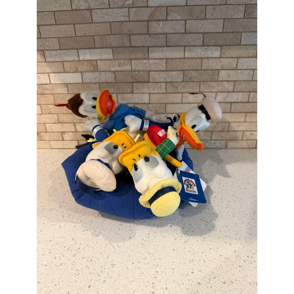 Disney Store 65th Donald Duck Beanbags